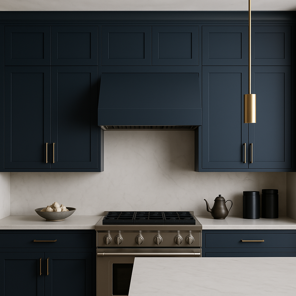 MILL'S PRIDE Valencia Blue Shaker Wall Kitchen Cabinet - 36" W x 12" D x 24" H