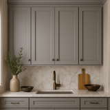 MILL'S PRIDE Richmond Vesuvius Gray Plywood Shaker Wall Kitchen Cabinet - 24" W x 12" D x 42" H