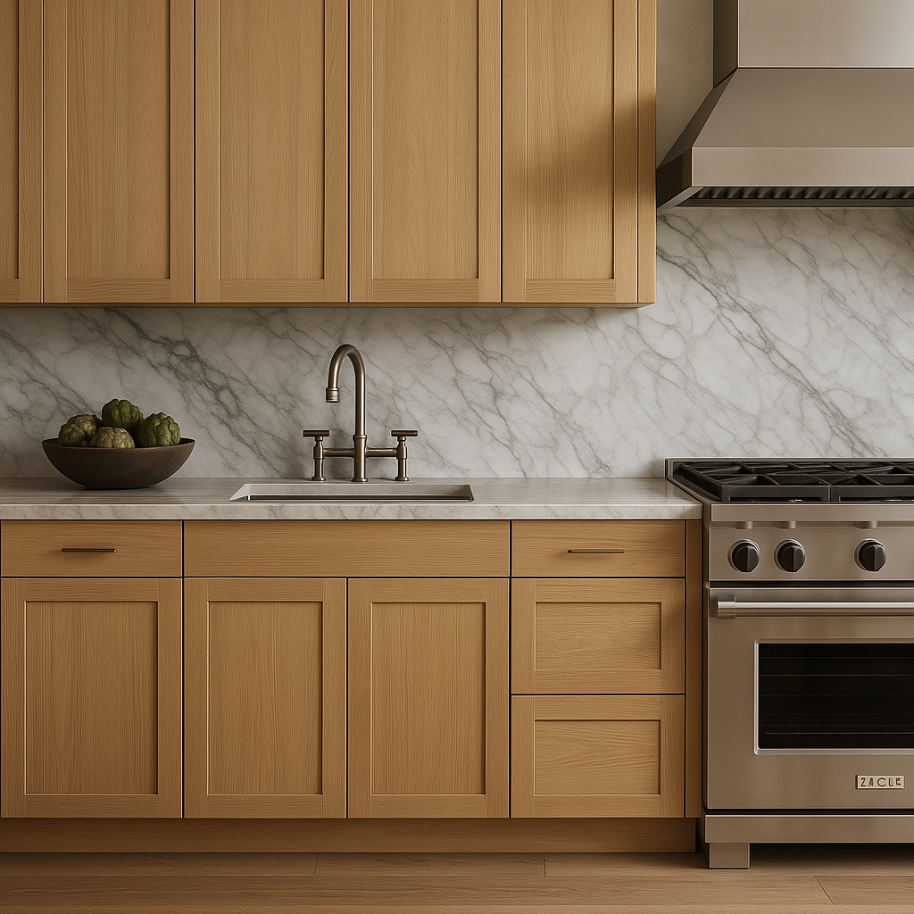 Hampton Bay Avondale 18-inch White Oak Shaker Base Kitchen Cabinet