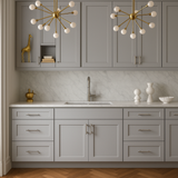 Hampton Bay Avondale Shaker Sink Base Kitchen Cabinet, Dove Gray, 33x24x34.5 inches