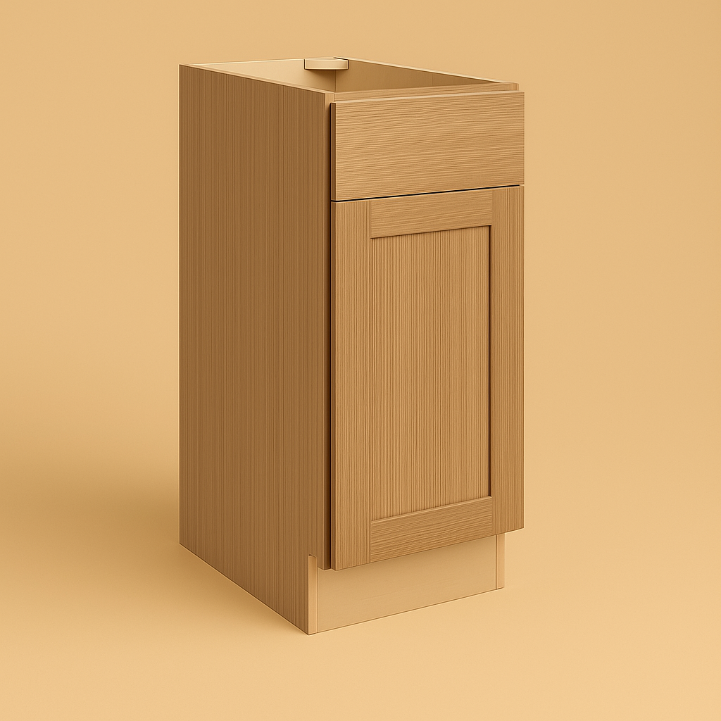 Hampton Bay Avondale Shaker Base Kitchen Cabinet in White Oak