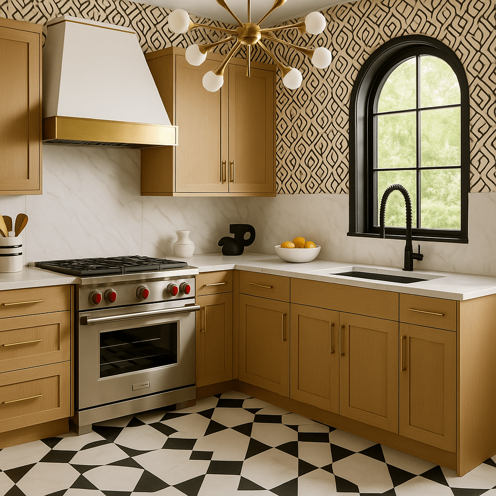 Hampton Bay Avondale Shaker Base Kitchen Cabinet in White Oak
