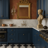 MILL'S PRIDE Valencia Blue Shaker Drawer Base Cabinet - Ready to Assemble