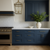 MILL'S PRIDE Valencia Blue Shaker Drawer Base Cabinet - Ready to Assemble