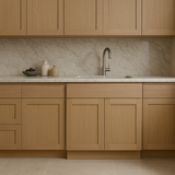 Hampton Bay Avondale 30" Shaker Sink Base Cabinet in White Oak