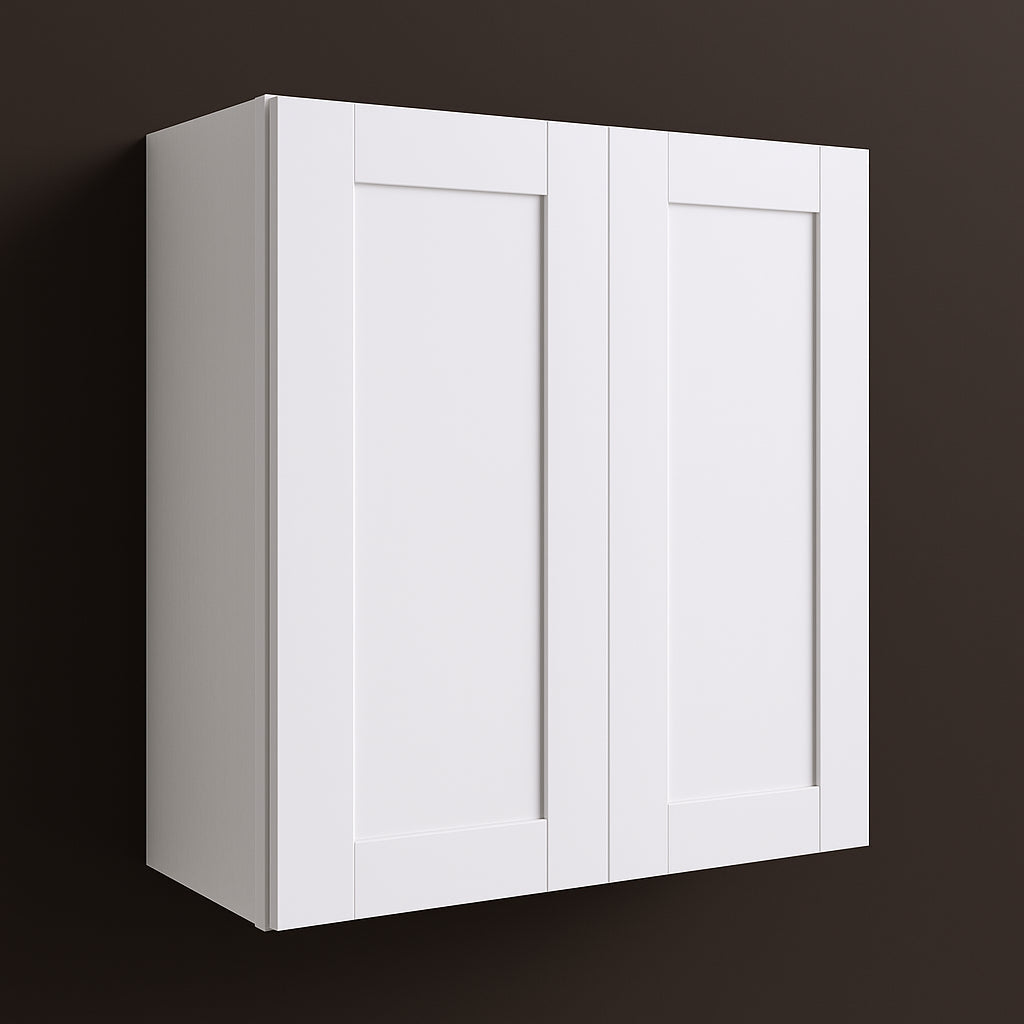 MILL'S PRIDE Richmond Verona White Shaker Wall Kitchen Cabinet - 30 in W x 12 in D x 30 in H