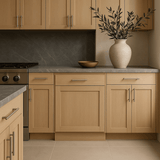 Hampton Bay Avondale Shaker Base Kitchen Cabinet in White Oak