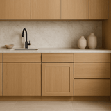 Hampton Bay Avondale Shaker Base Kitchen Cabinet in White Oak
