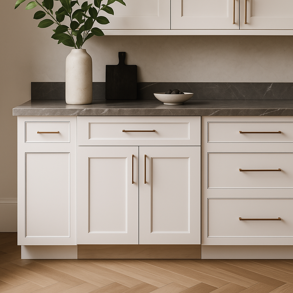 MILL'S PRIDE Richmond Verona White Shaker Base Kitchen Cabinet - 30 in W x 24 in D x 34.5 in H