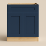 MILL'S PRIDE Richmond Valencia Blue Sink Base Cabinet - 30" W x 24" D x 34.5" H