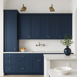 MILL'S PRIDE Valencia Blue Shaker Wall Kitchen Cabinet - 30" W x 12" D x 30" H