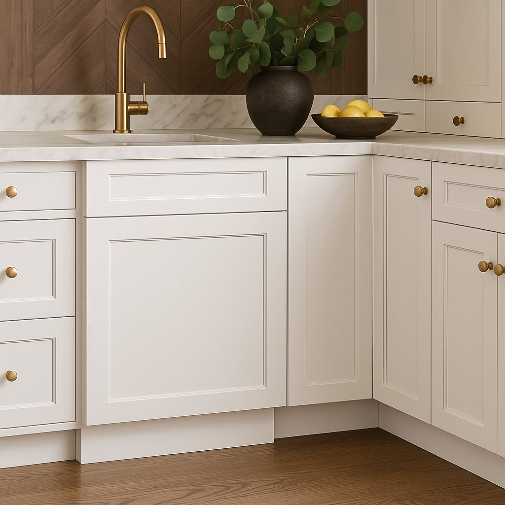 HOMEIBRO Shaker Style 2-Drawer File Base Cabinet - Ready to Assemble