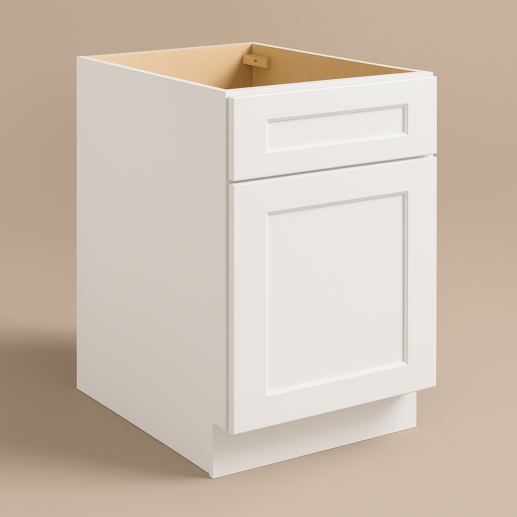 HOMEIBRO Shaker Style 2-Drawer File Base Cabinet - Ready to Assemble