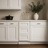 Design House Brookings Solid Wood Shaker Kitchen Cabinet - White
