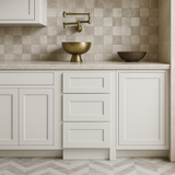 Design House Brookings Solid Wood Shaker Kitchen Cabinet - White