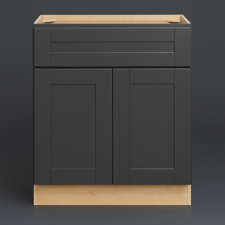 MILL'S PRIDE Richmond Venetian Onyx Plywood Shaker Sink Base Cabinet - 30 in W x 24 in D x 34.5 in H