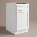 PELHAM & WHITE Keyport Shaker White Plywood Kitchen Cabinet - Tool-Free Assembly