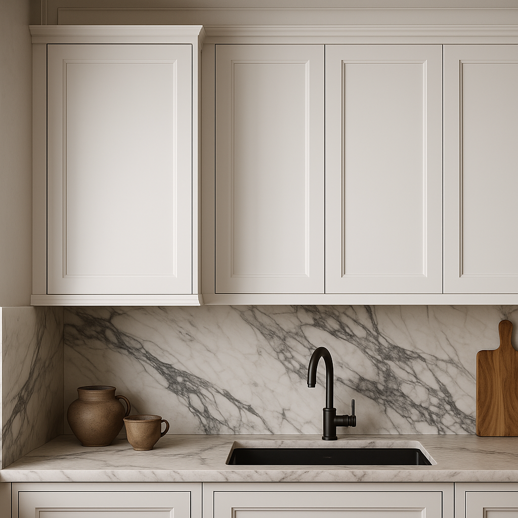 PELHAM & WHITE Keyport Shaker Wall Kitchen Cabinet, 24 in. W x 12 in. D x 42 in. H, White