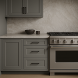 MILL'S PRIDE Richmond Vesuvius Gray Plywood Shaker Kitchen Cabinet