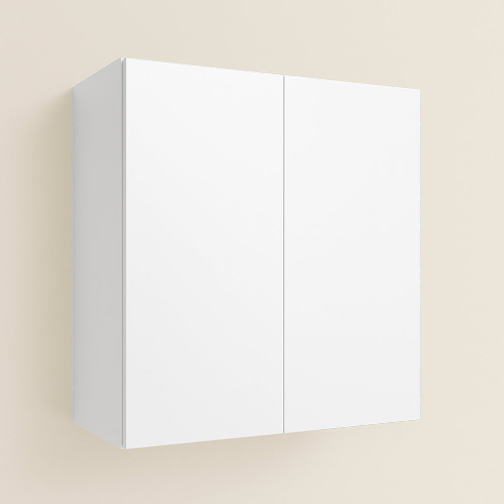 Cambridge Radiance Ready-to-Assemble Slab Wall Kitchen Cabinet in White Gloss