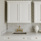 PELHAM & WHITE Keyport Shaker Wall Kitchen Cabinet, 36 in. W x 12 in. D x 30 in. H, White