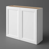 PELHAM & WHITE Keyport Shaker Wall Kitchen Cabinet, 36 in. W x 12 in. D x 30 in. H, White