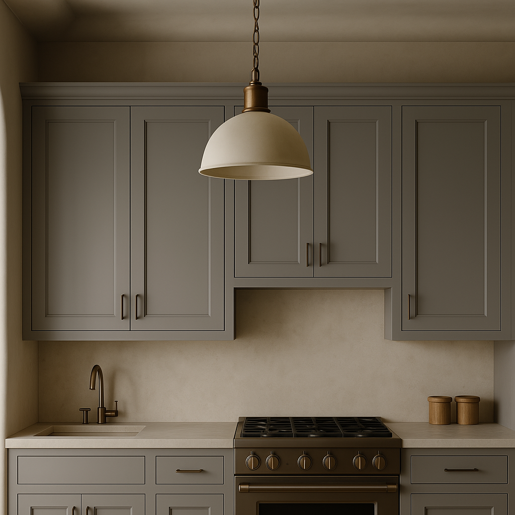 MILL'S PRIDE Richmond Vesuvius Gray Plywood Shaker Wall Kitchen Cabinet - Ready to Assemble