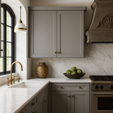 MILL'S PRIDE Richmond Vesuvius Gray Plywood Shaker Wall Kitchen Cabinet - Ready to Assemble