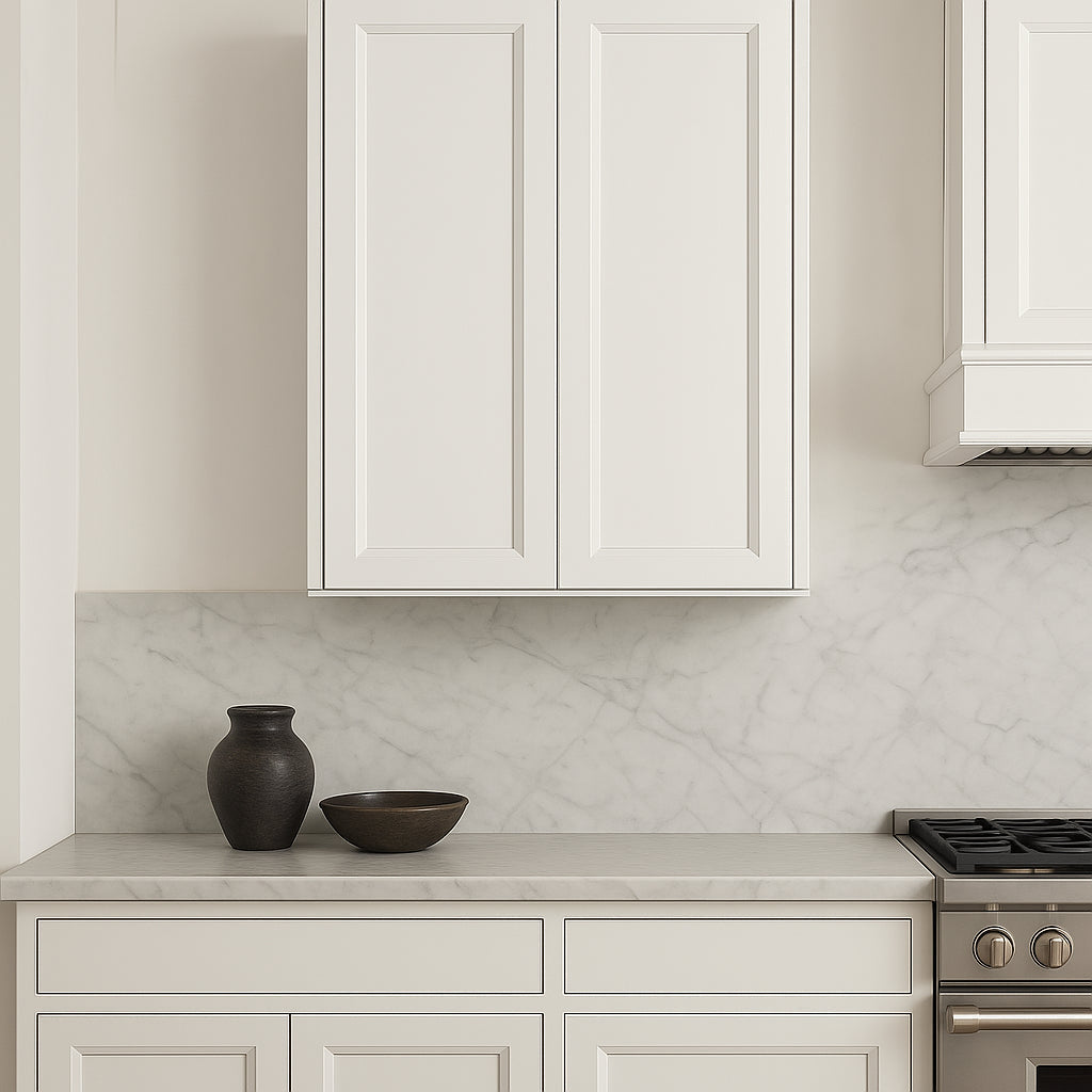 PELHAM & WHITE Keyport Shaker 30" Wall Kitchen Cabinet in White