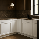 Design House Brookings Lazy Susan Corner Base Kitchen Cabinet in White