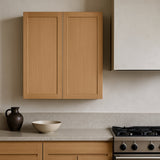 Hampton Bay Avondale 36 in. White Oak Shaker Wall Kitchen Cabinet