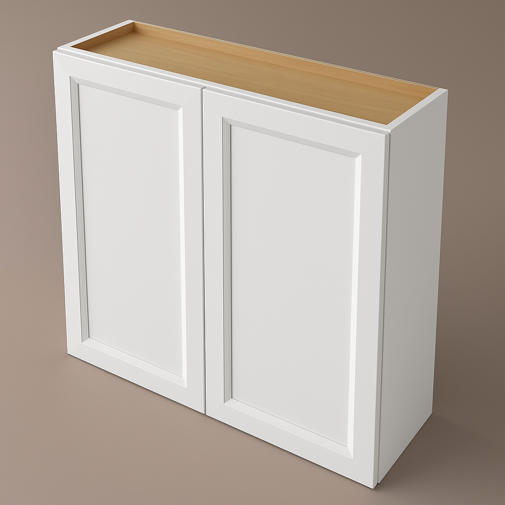 PELHAM & WHITE Keyport Shaker 36" Wall Kitchen Cabinet in White