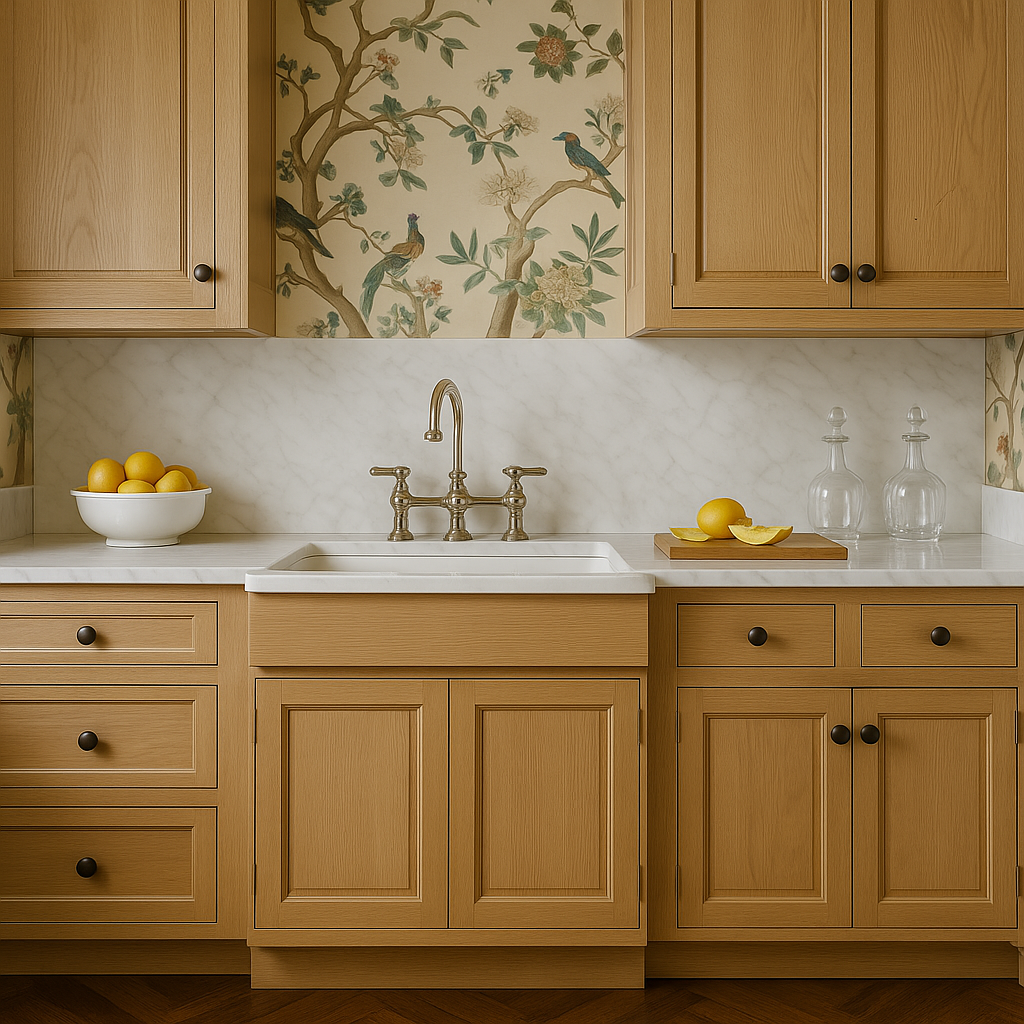 Hampton Bay Avondale 36" White Oak Shaker Sink Base Cabinet