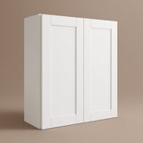 MILL'S PRIDE Richmond Verona White Shaker Wall Kitchen Cabinet - 30 in W x 12 in D x 36 in H