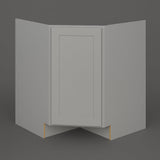 Hampton Bay Cambridge Gray Shaker Ready to Assemble Corner Sink Base Cabinet (36 in. W x 24.5 in. D x 34.5 in. H)