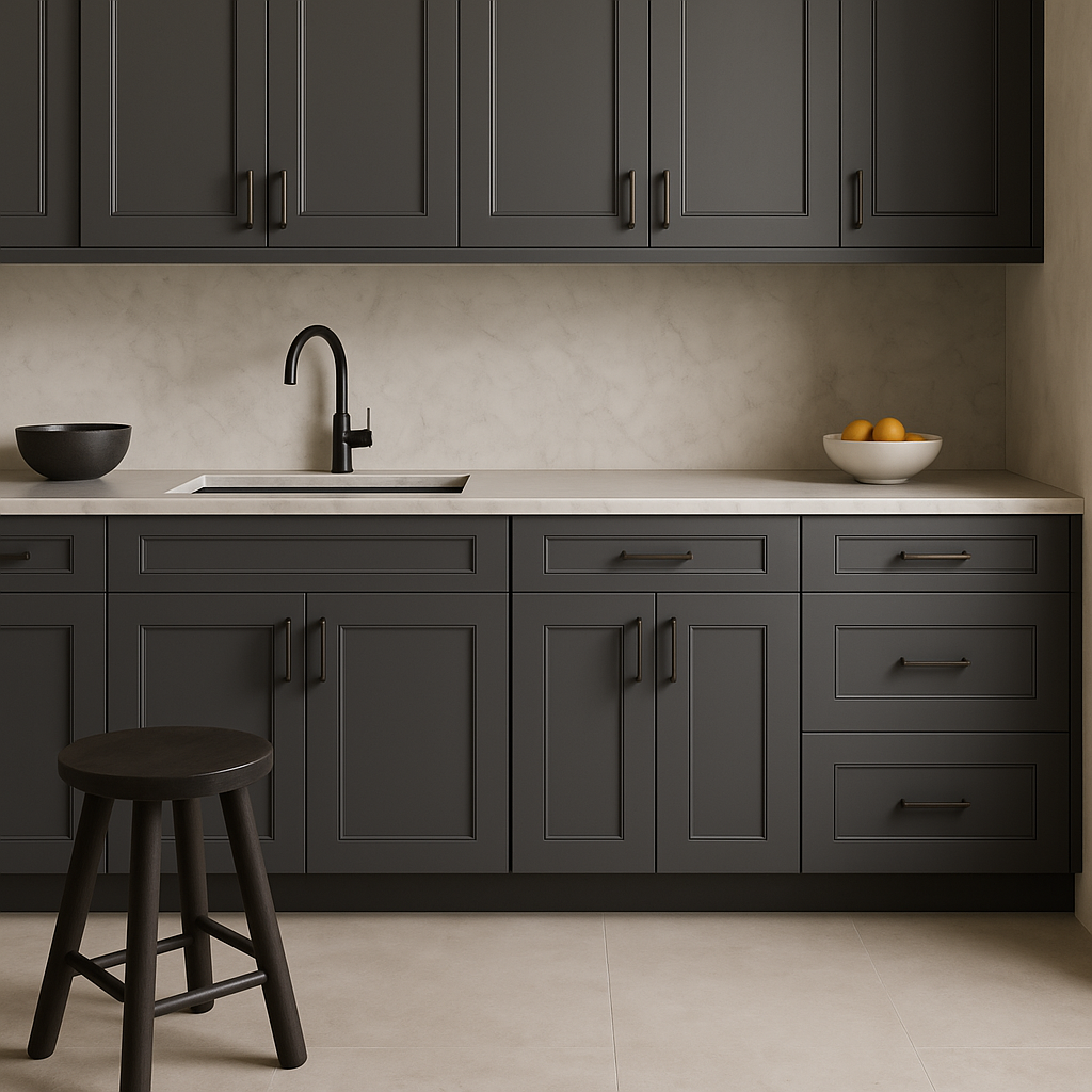 MILL'S PRIDE Richmond Venetian Onyx Shaker Base Kitchen Cabinet, Soft Close, 30x24x34.5 in