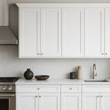 Plywell Shaker Double Door Wall Cabinet with Adjustable Shelves, White