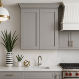 MILL'S PRIDE Richmond Vesuvius Gray Plywood Shaker Wall Kitchen Cabinet - 30x12x42