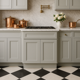 CASAINC 30" Dove Grey Kitchen Cabinet with Drawer - Durable Plywood Construction