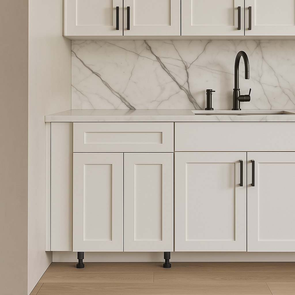 Cambridge Everest 30 in. White Shaker Base Kitchen Cabinet