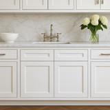 Plywell Ready to Assemble Shaker Sink Base Cabinet, White, 36x34.5x24 in.