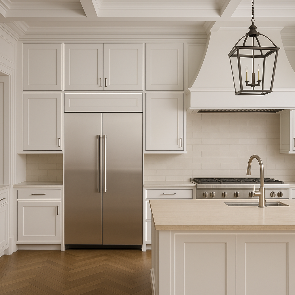 HOMLUX Shaker White Wall Kitchen Cabinet - 36" W x 24" D x 24" H