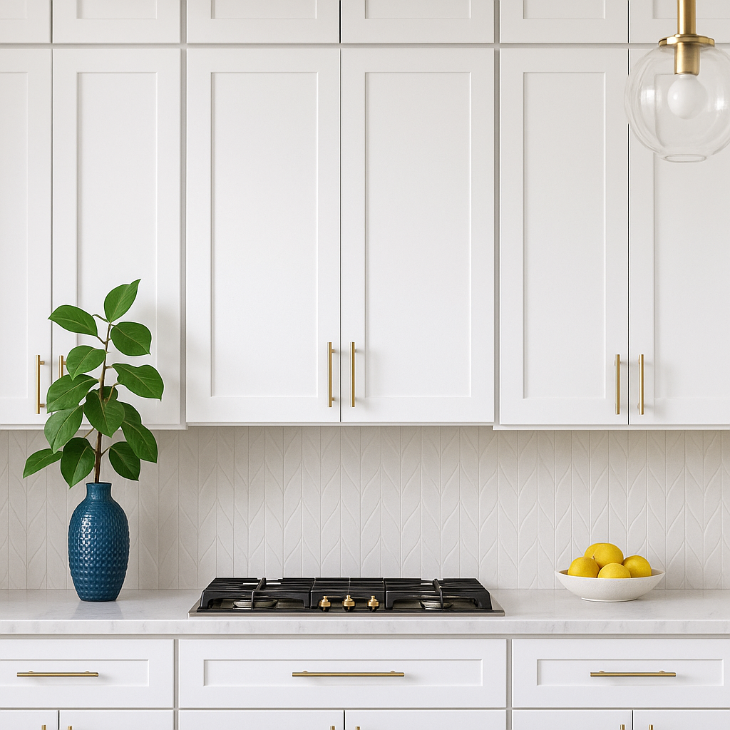 Bremen Cabinetry Shaker Wall Cabinet with Adjustable Shelves, White