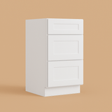HOMLUX Ready to Assemble Drawer Base Kitchen Cabinet in Shaker White