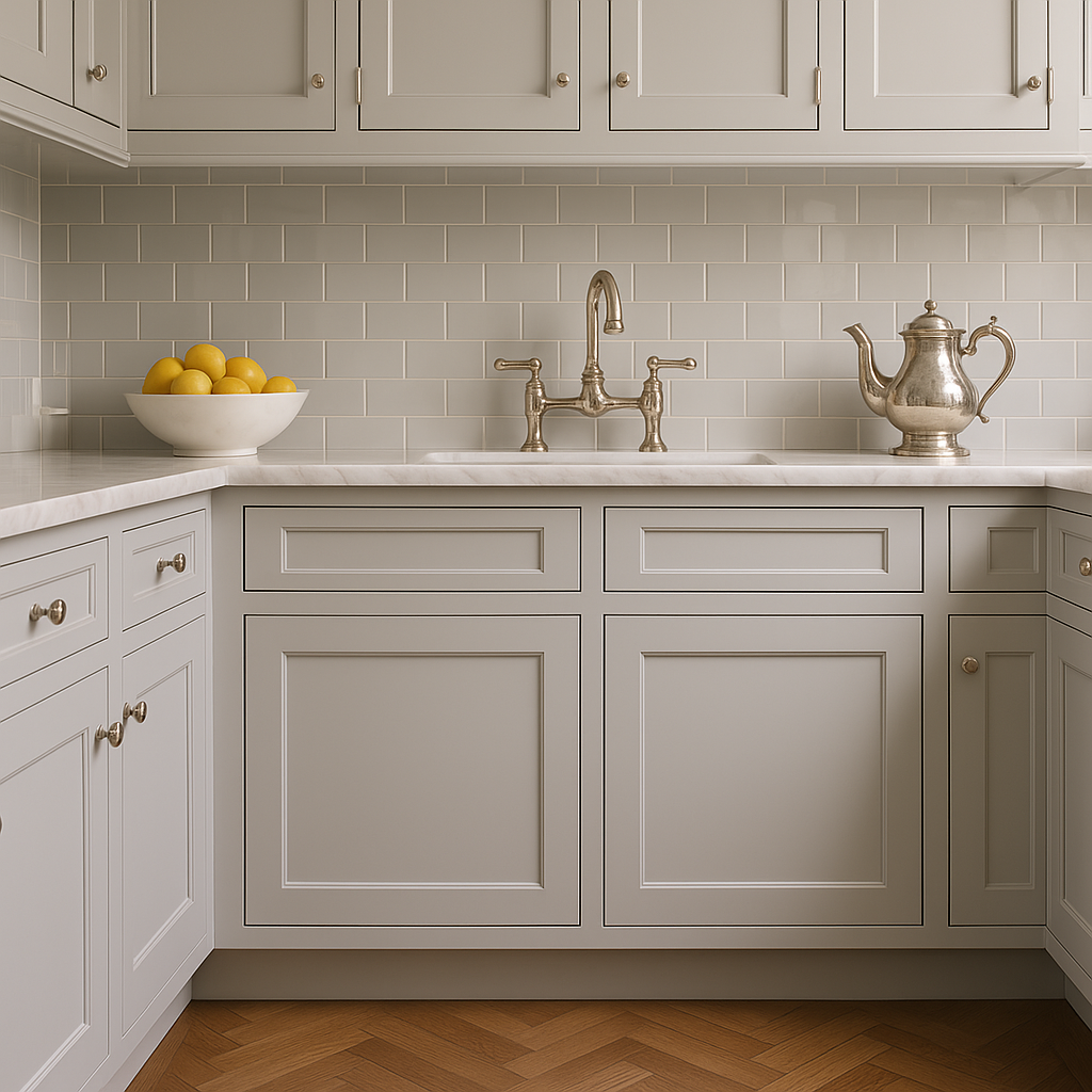 Plywell Shaker Base Cabinet with 2-Door and 1 Drawer in Gray