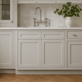 Plywell Shaker Sink Base Cabinet, Gray, Ready to Assemble