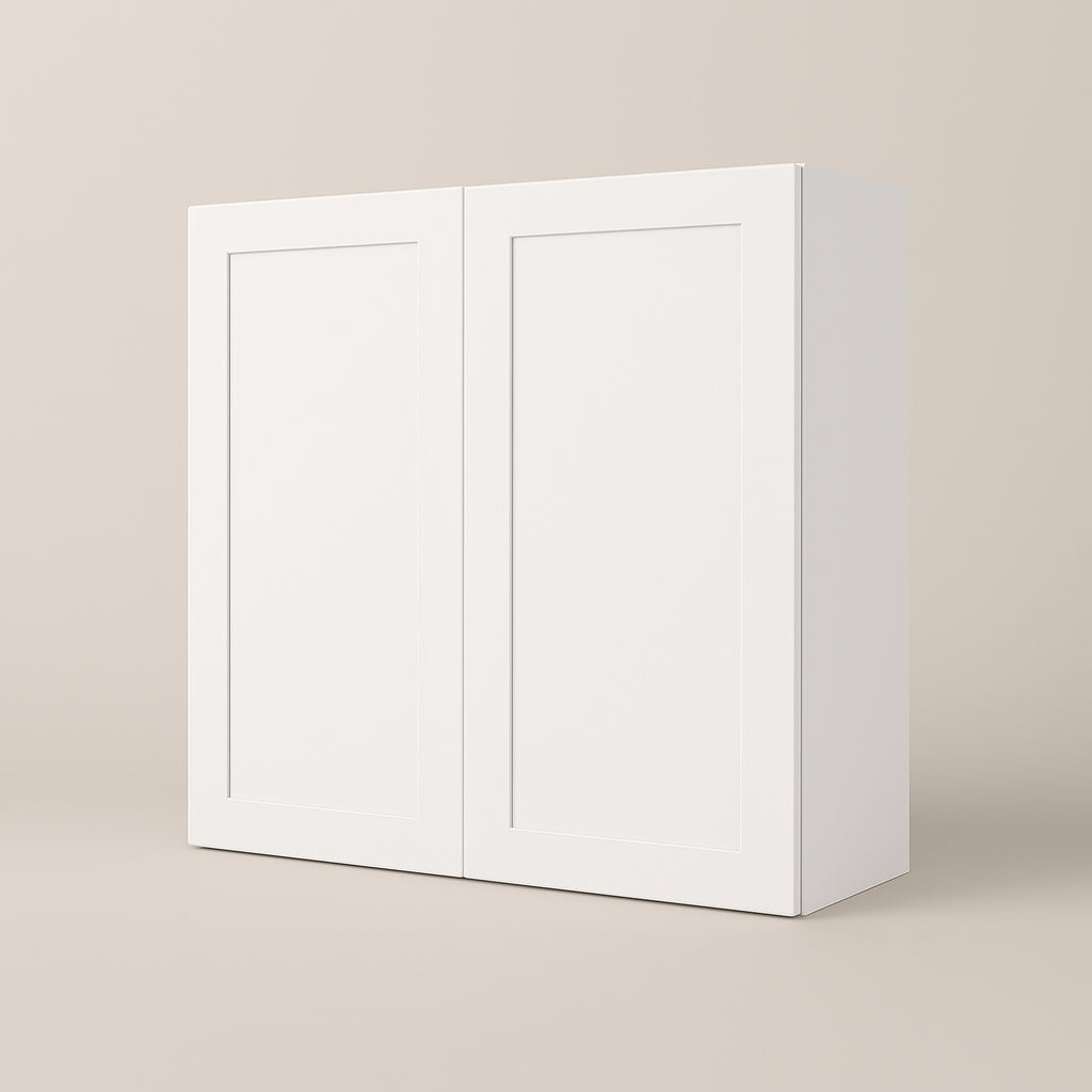 HOMLUX Ready to Assemble Wall Kitchen Cabinet in Shaker White, 12x12x36 inches