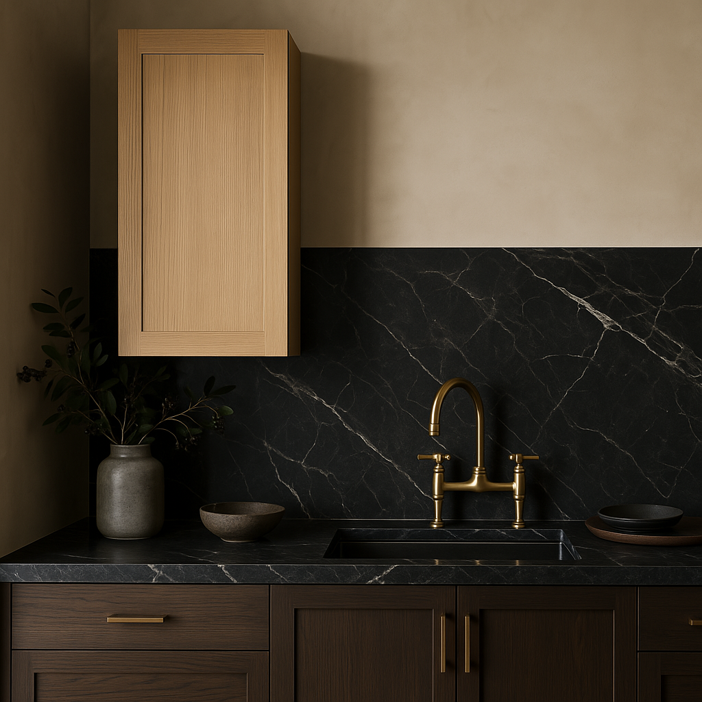 Hampton Bay Avondale White Oak Shaker Wall Kitchen Cabinet, 18x12x36 in.