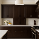 Design House Brookings Solid Wood Shaker Wall Kitchen Cabinet in Espresso