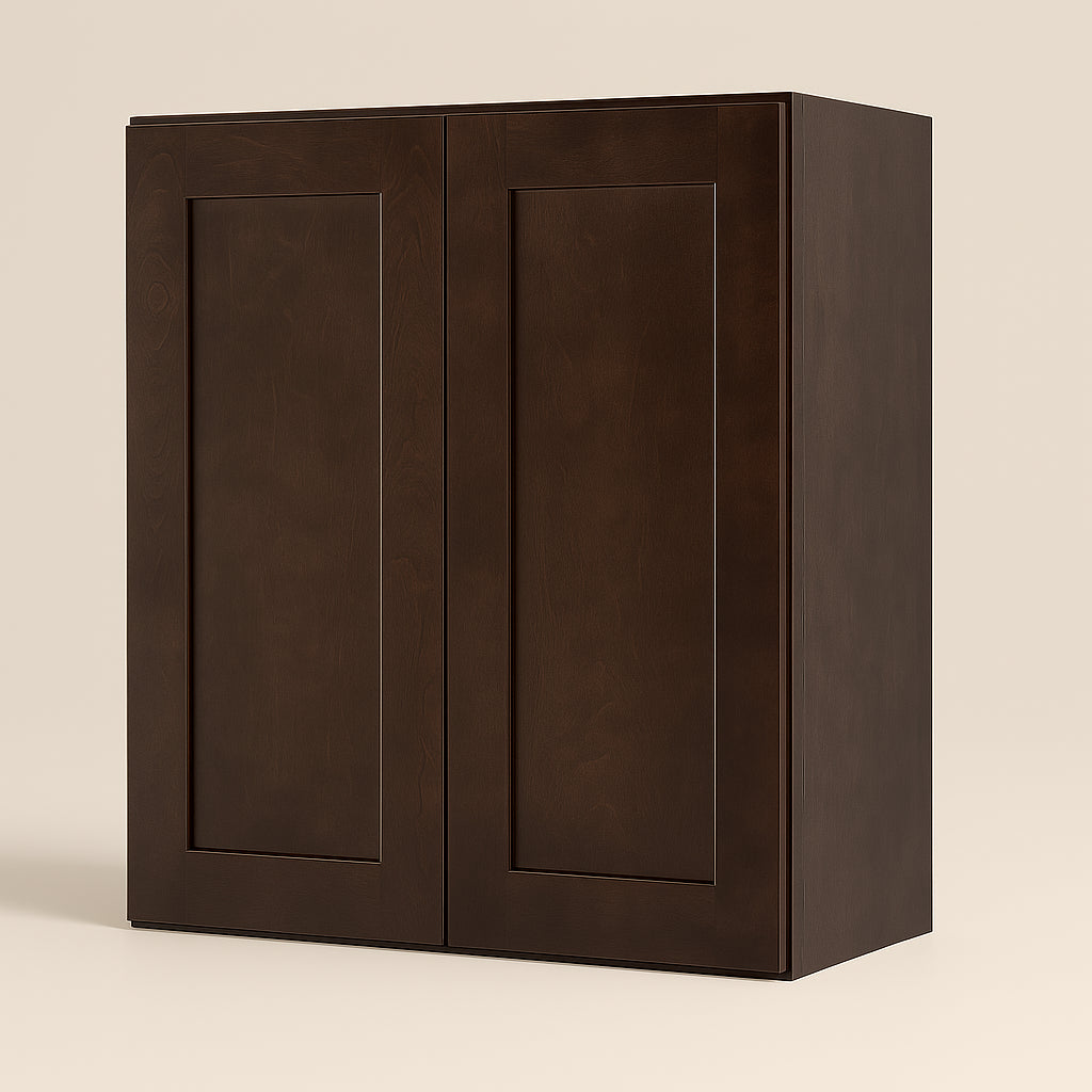 Design House Brookings Solid Wood Shaker Wall Kitchen Cabinet in Espresso
